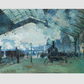 Arrival of the Normandy Train, Gare Saint-Lazare (1887) by Claude Monet