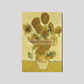 Vincent Van Goghs Sunflowers (1888) Famous Still Life Painting. 8X12 Inches/ Wrapped Canvas