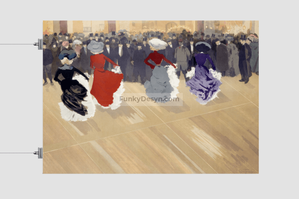 The quadrille at the Moulin-Rouge (1902) by Louis Abel-Truchet.