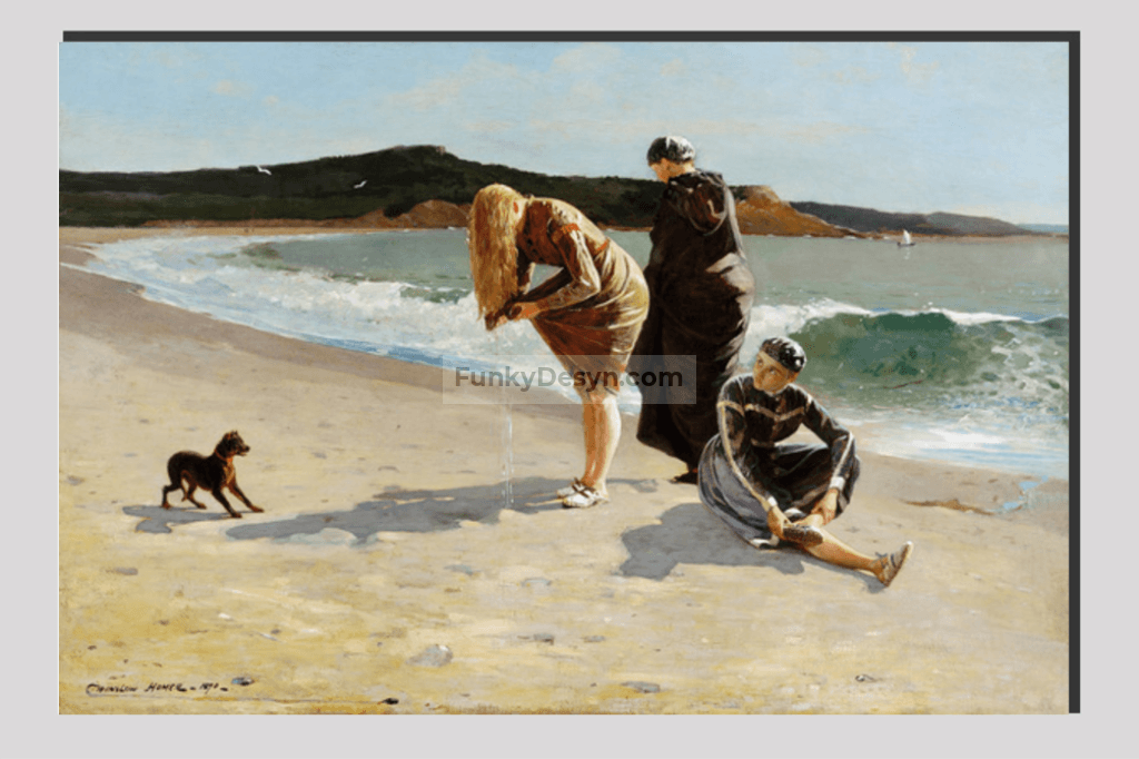 Eagle Head, Manchester, Massachusetts (High Tide) (1870) by Winslow Homer