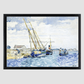 Marine Scene (Boats near Venice) (1903) painting by Henri-Edmond Cross.