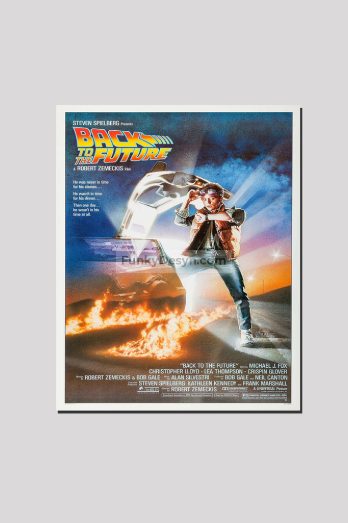 Back To The Future - 1985 16X20 Inches/ Wrapped Canvas Decor