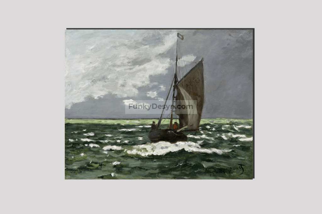 Claude Monet's Seascape, Storm (1866)