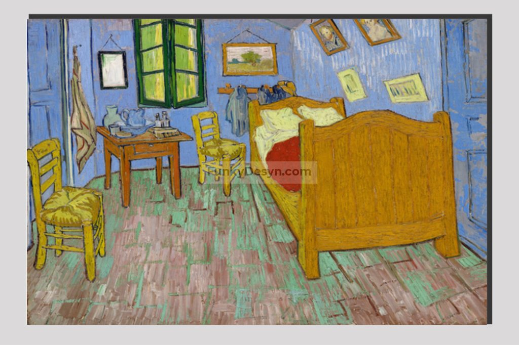 The Bedroom (1889) By Vincent Van Gogh. 20X30 Inches/ Wrapped Canvas