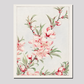 Peach tree branches with leaves and blossoms during 1870–1880 by Megata Morikaga