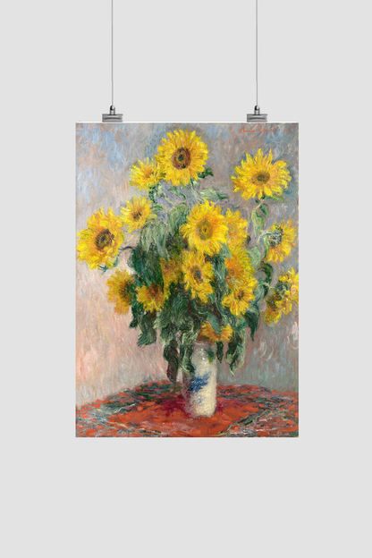 Bouquet of Sunflowers (1881) by Claude Monet