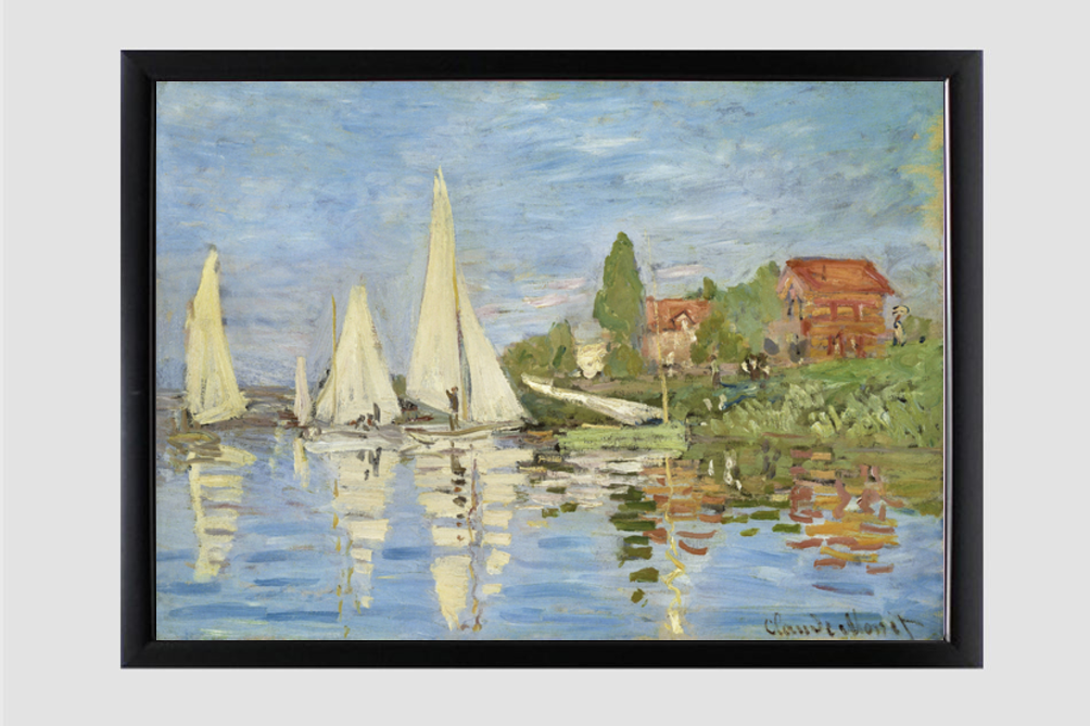 Claude Monet's Regattas at Argenteuil (1872)