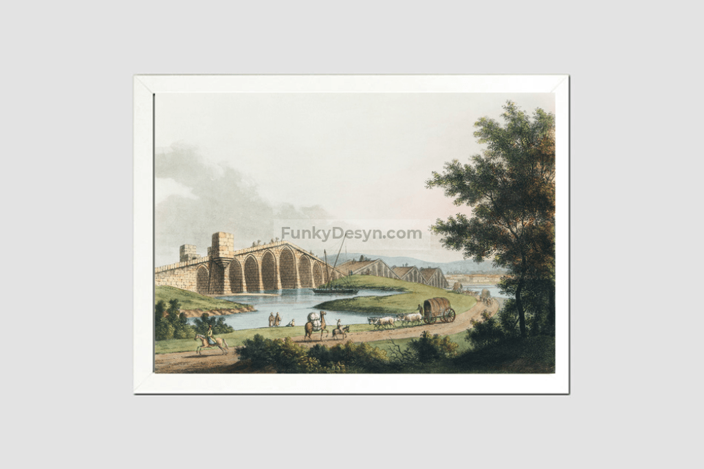 Ponte grande  by Luigi Mayer (1755-1803).