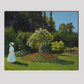 Monet's Lady in the garden (1867)