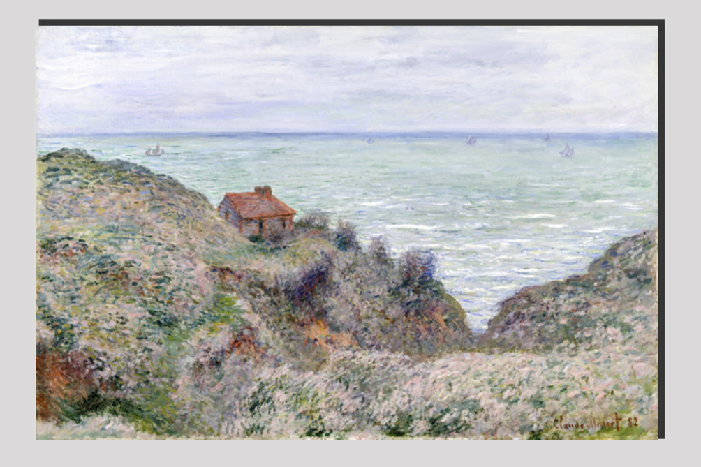Cabin of the Customs Watch (1882) by Claude Monet