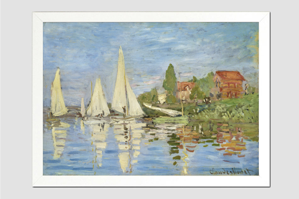 Claude Monet's Regattas at Argenteuil (1872)