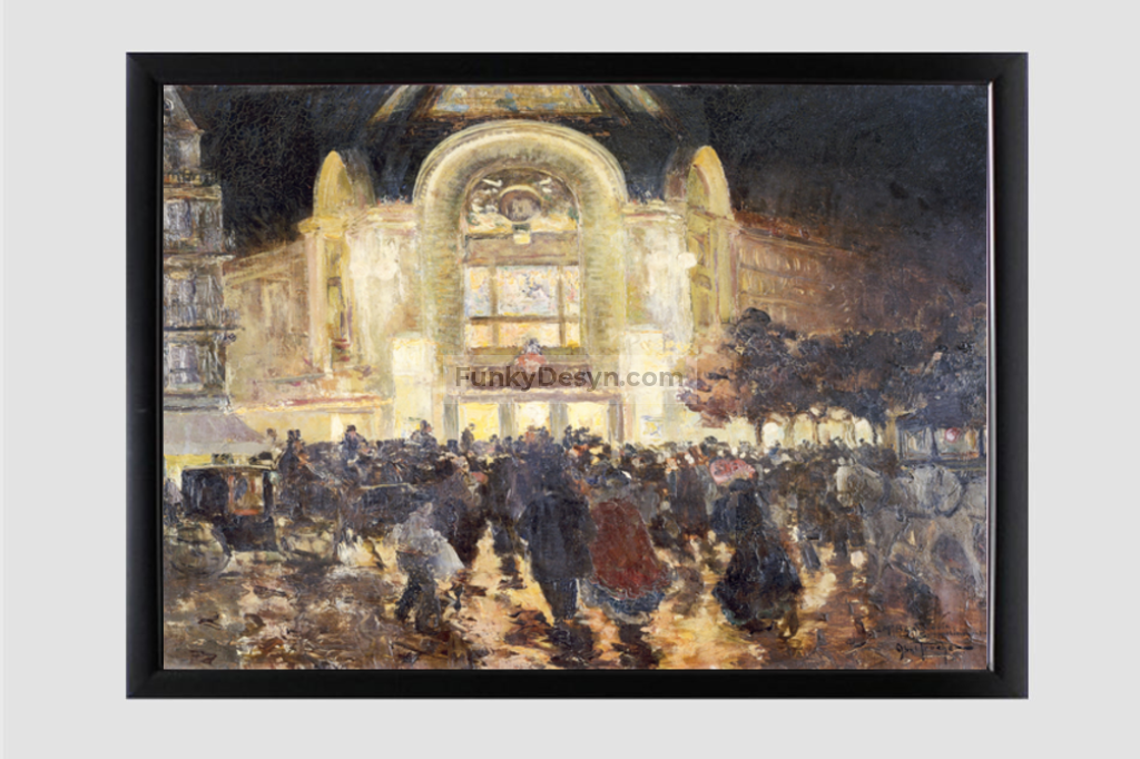 The Gaumont-Palace cinema, place de Clichy (19) by Louis Abel-Truchet
