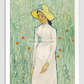 White (1890) By Vincent Van Gogh. 11.7X16.54 Inches/ Framed Poster