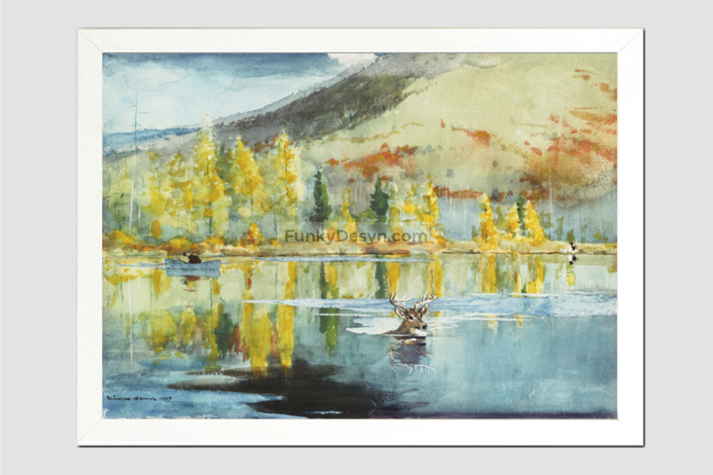 An October Day (1889) by Winslow Homer