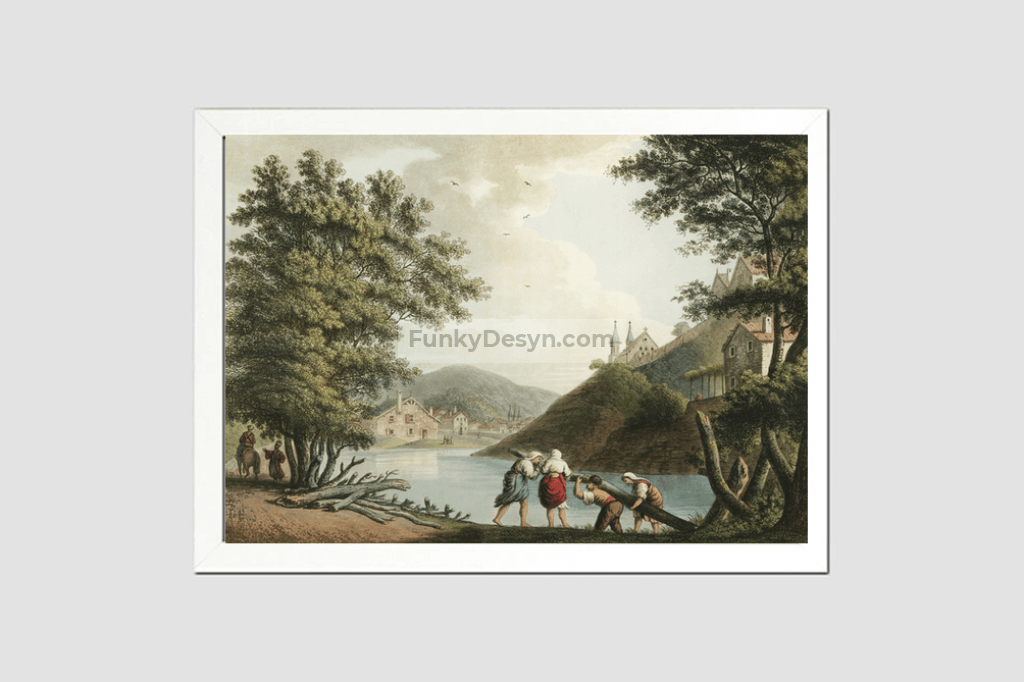 View on the Aluta from Views in the Ottoman Dominions, in Europe, in Asia  by Luigi Mayer (1755-1803)