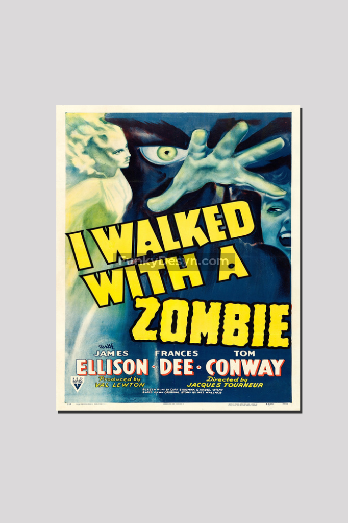 I Walked With A Zombie -1943 16X20 Inches/ Wrapped Canvas Decor