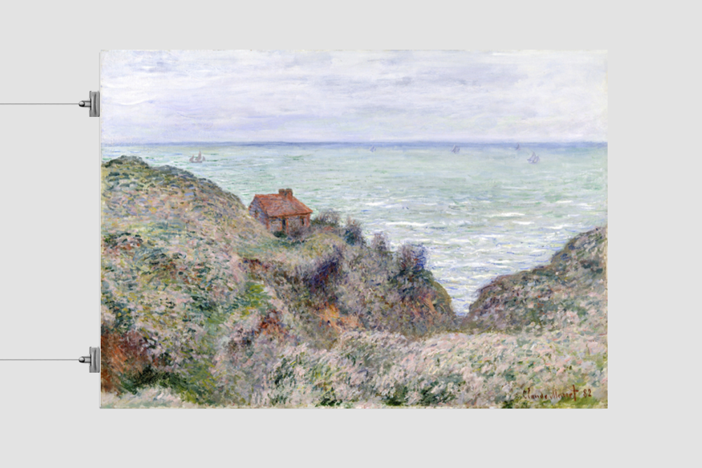 Cabin of the Customs Watch (1882) by Claude Monet