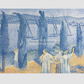 The Promenade; Landscape with Cypresses (1897) painting in high resolution by Henri-Edmond Cross