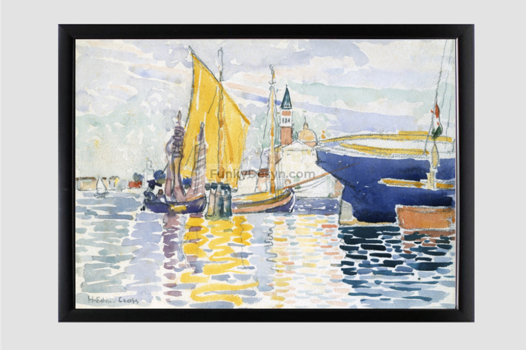 Venice-The Giudecca (1903) painting in high resolution by Henri-Edmond Cross