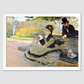 Camille Monet (1847–1879) on a Garden Bench (1873) by Claude Monet