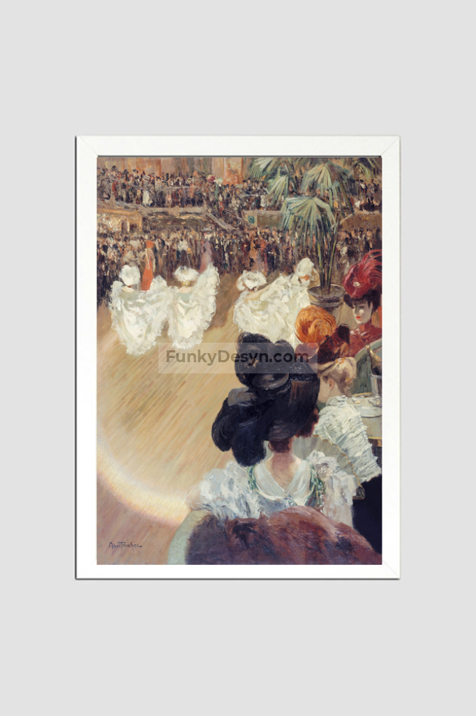 Quadrille at the Tabarin Ball (1906) by Louis Abel-Truchet.
