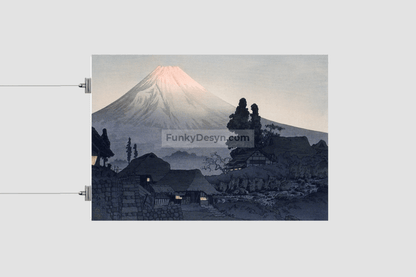 Mount Fuji From Mizukubo (1932) print in high resolution by Hiroaki Takahashi