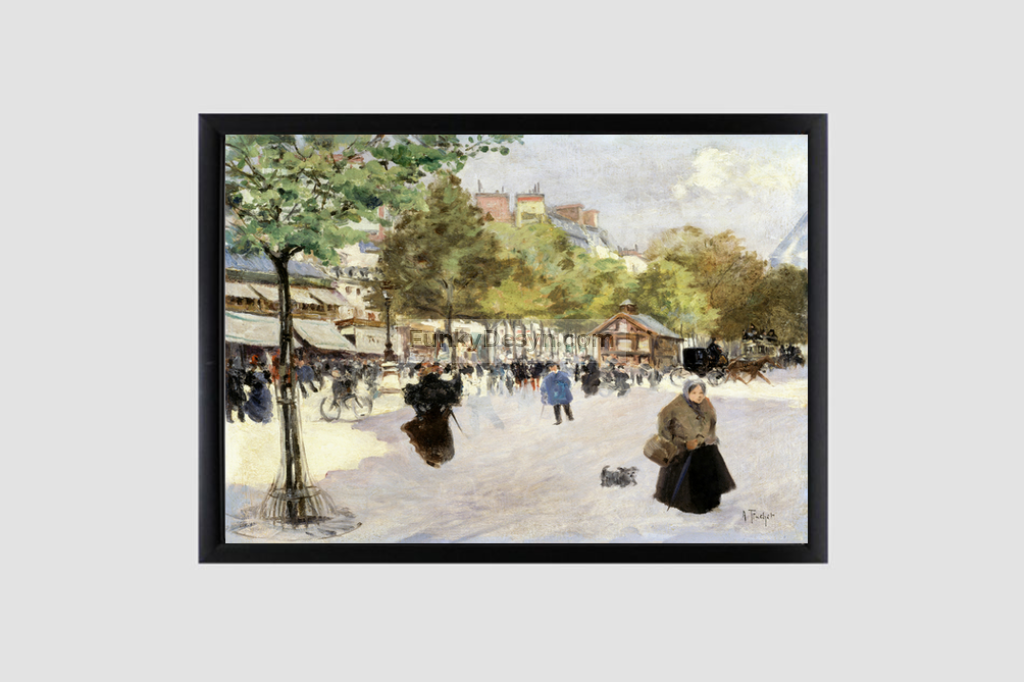 Boulevard de Clichy (1895) by Louis Abel-Truchet.