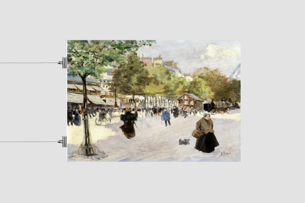 Boulevard de Clichy (1895) by Louis Abel-Truchet.