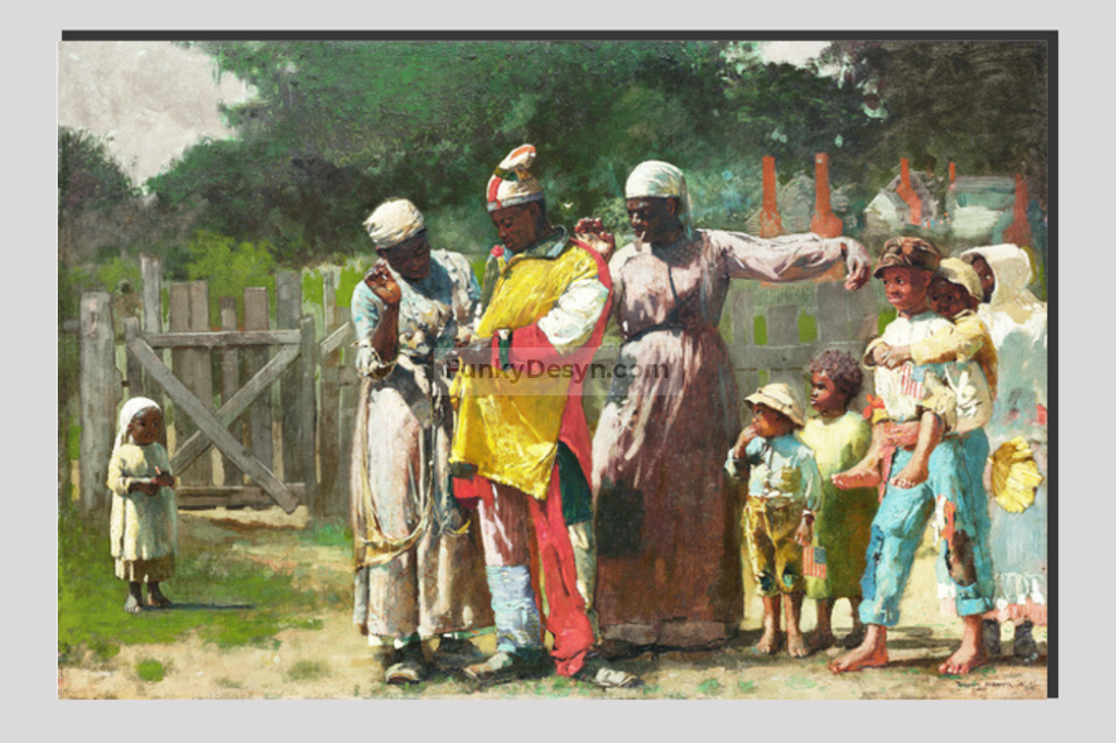 Dressing for the Carnival (1877) by Winslow Homer