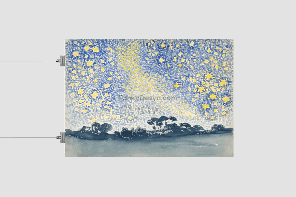 Landscape with Stars (1905–1908)  by Henri-Edmond Cross.