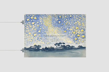 Landscape with Stars (1905–1908)  by Henri-Edmond Cross.