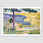 Valley with Fir; Shade on the Mountain (1909) painting in high resolution by Henri-Edmond Cross