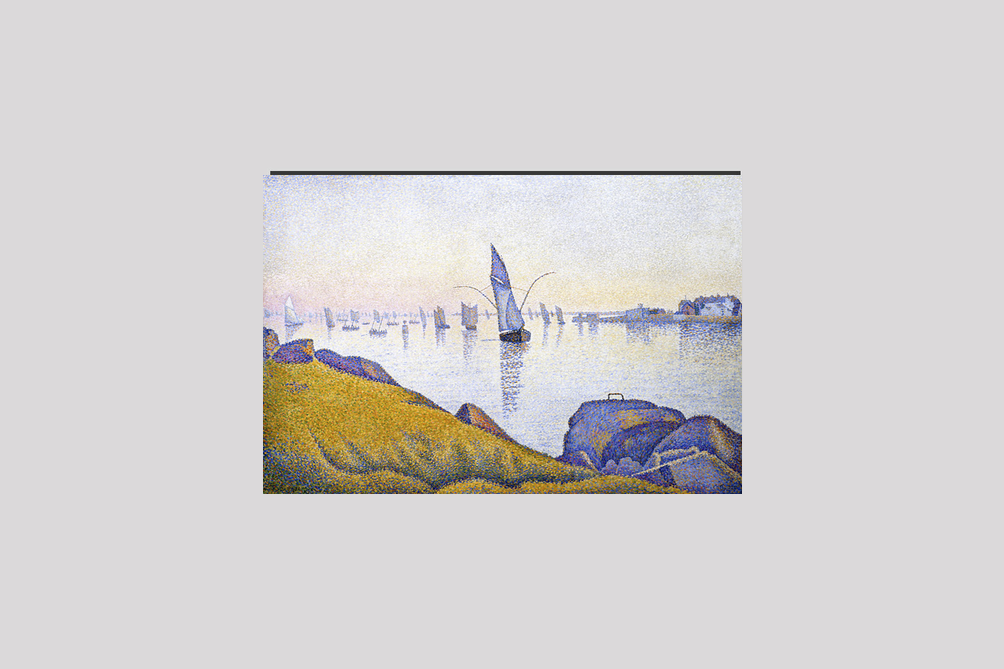 Evening Calm, Concarneau, Opus 220 (Allegro Maestoso) (1891) painting by Paul Signac
