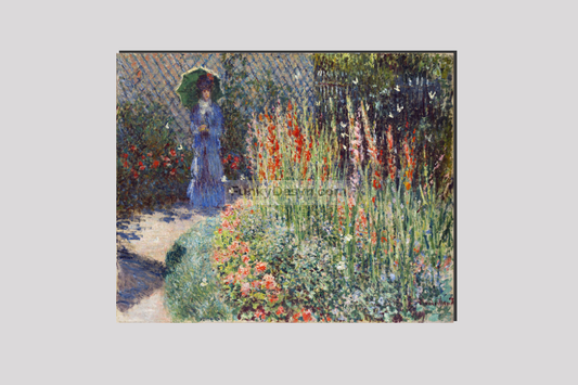Claude Monet's Rounded Flower Bed (1876)