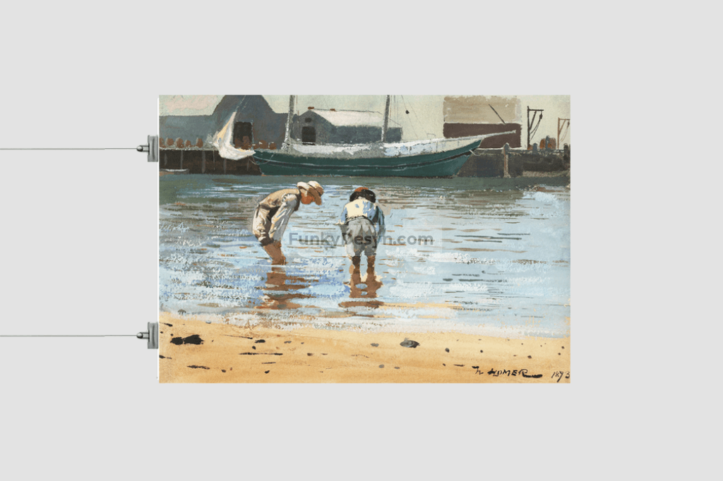Boys Wading (1873) by Winslow Homer