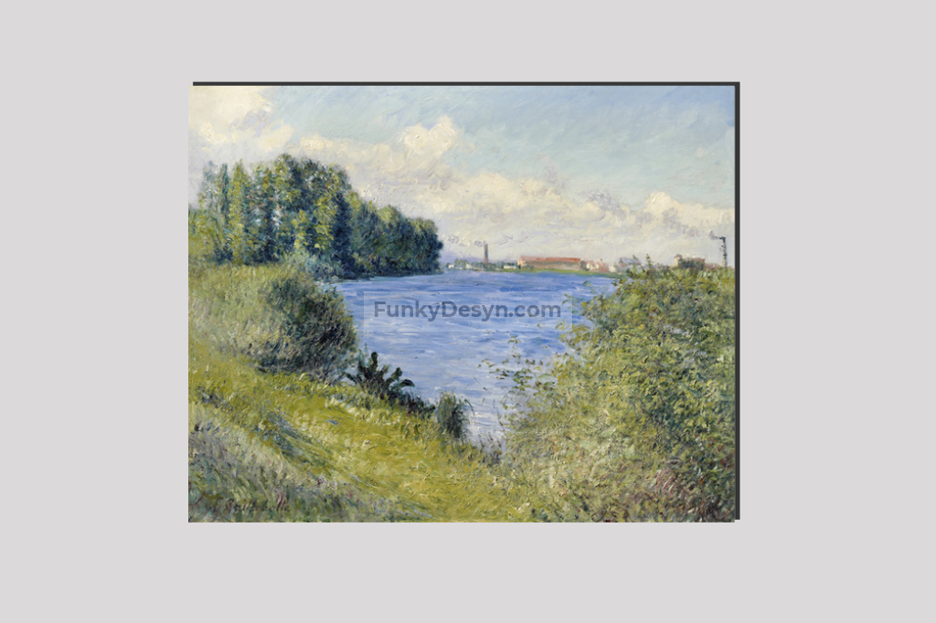 The Seine at Argenteuil (ca. 1892) painting by Gustave Caillebotte