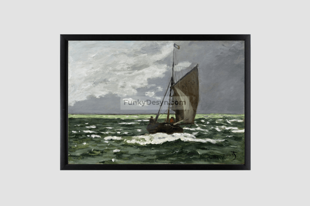 Claude Monet's Seascape, Storm (1866)