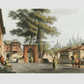 Caravansary at Kustchiuk Czemege from Views in the Ottoman Dominions, in Europe, in Asia, and some of the Mediterranean islands (1810)  by Luigi Mayer (1755-1803).