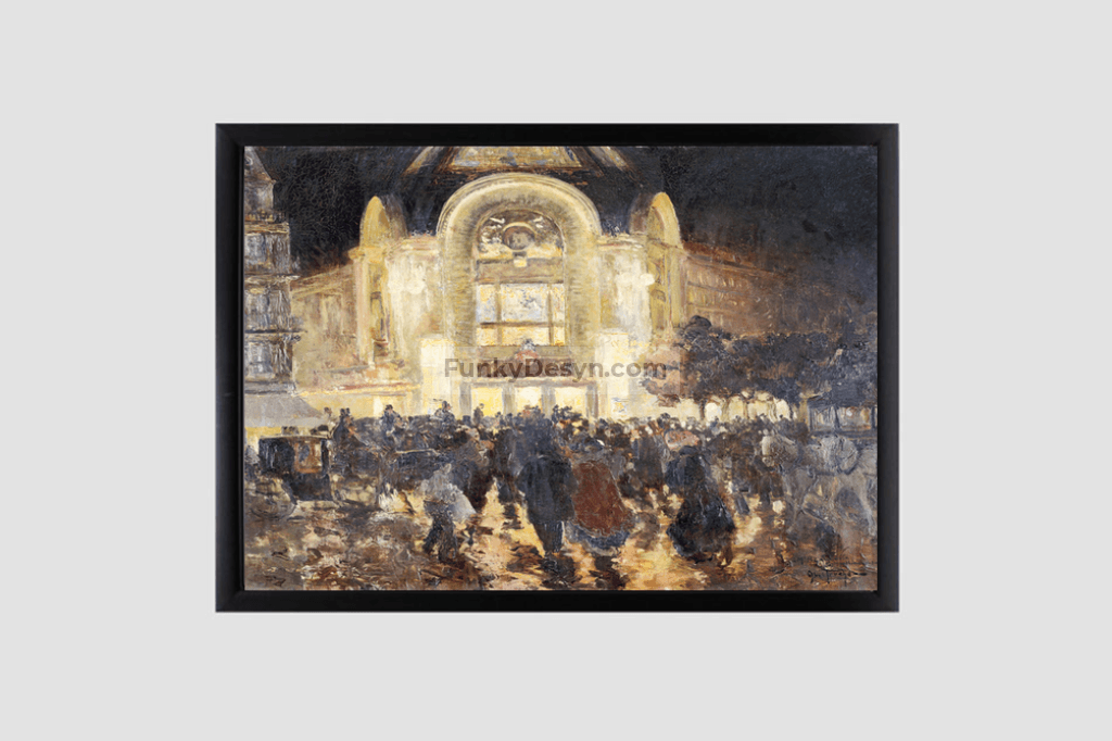 The Gaumont-Palace cinema, place de Clichy (19) by Louis Abel-Truchet