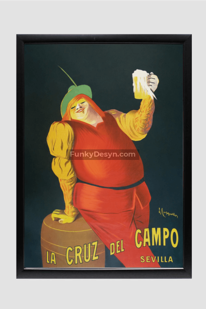 La Cruz del Campo beers (1906) by Leonetto Cappiello