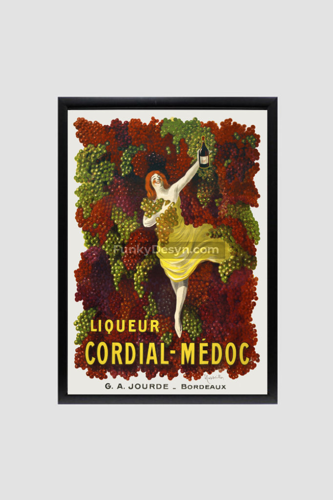 Liquer Cordial-Médoc, G. A. Jourde - Bordeaux (1907) by Leonetto Cappiello.