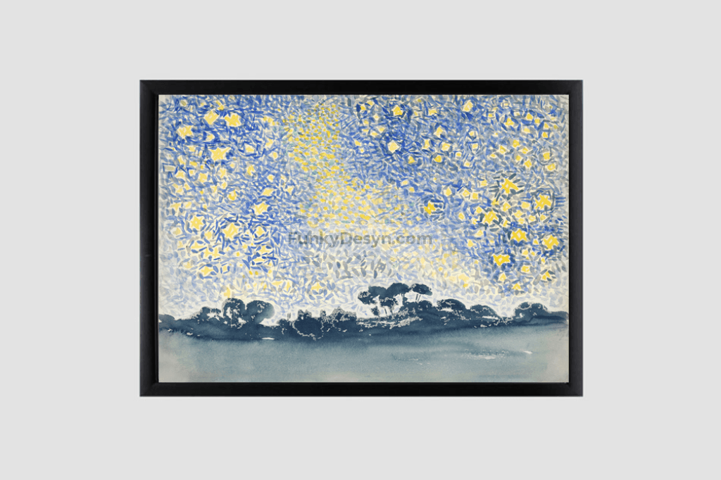 Landscape with Stars (1905–1908)  by Henri-Edmond Cross.