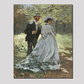 Bazille and Camille (1865) by Claude Monet