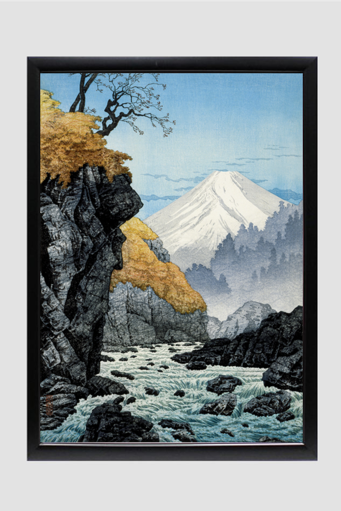 Foot of Mount Ashitaka (1932) print in high resolution by Hiroaki Takahashi.