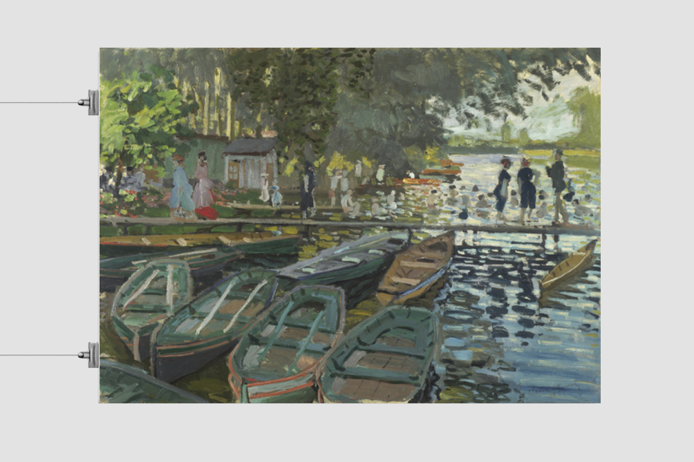 Claude Monet's Bathers at La Grenouillère (1896)