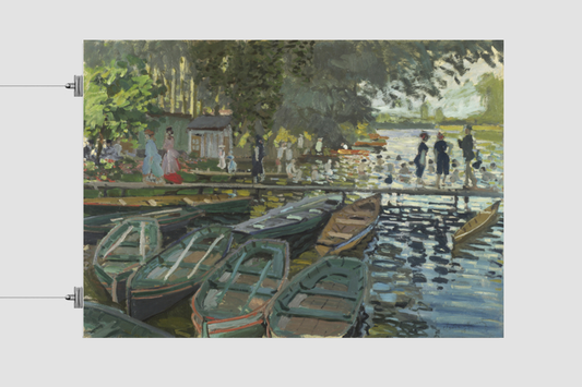 Claude Monet's Bathers at La Grenouillère (1896)