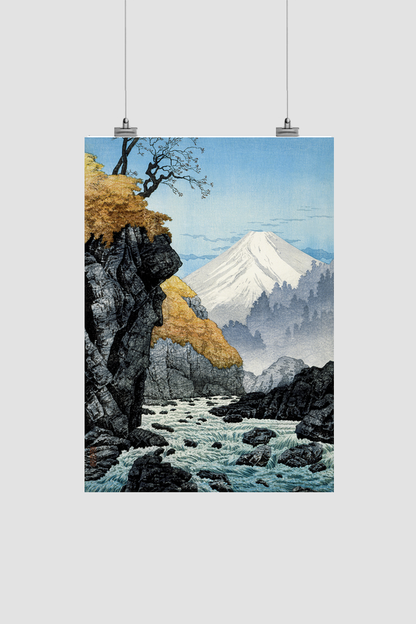 Foot of Mount Ashitaka (1932) print in high resolution by Hiroaki Takahashi.