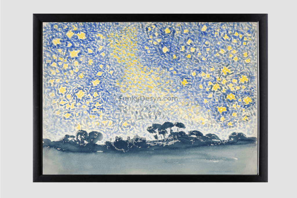 Landscape with Stars (1905–1908)  by Henri-Edmond Cross.