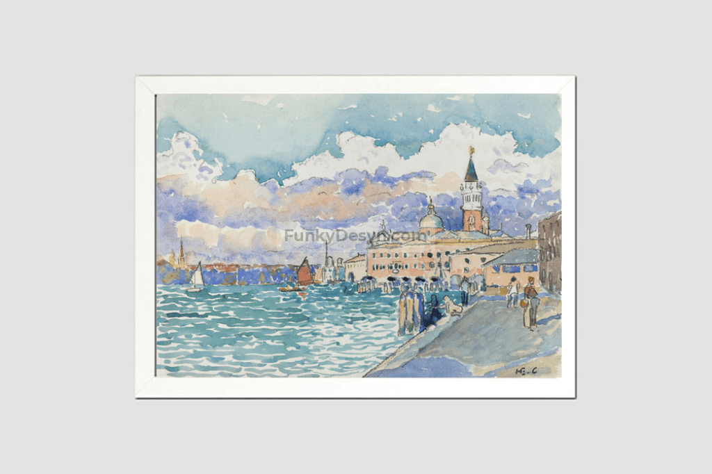 Venice (1903) painting in high resolution by Henri-Edmond Cross.