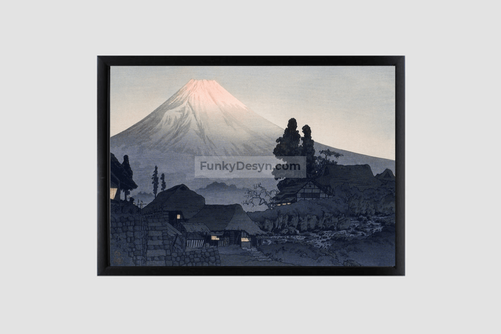 Mount Fuji From Mizukubo (1932) print in high resolution by Hiroaki Takahashi